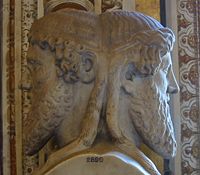 Janus Particles are named ater Janus, two-faced Roman God