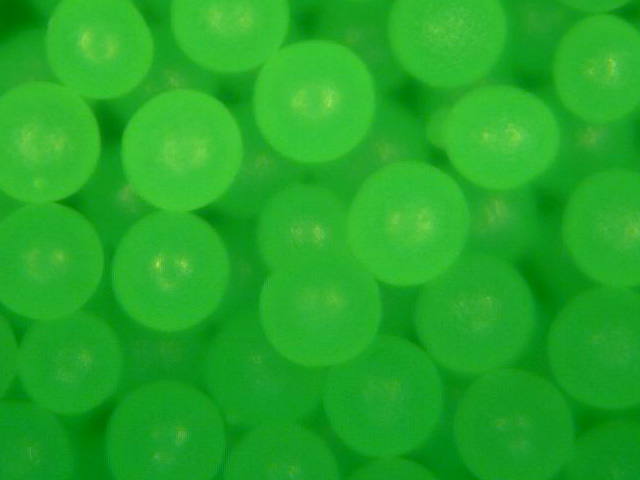 Fluorescent Green Polyethylene Microspheres, Beads, Particles - Density of  1.00g/cc for Flow Visualization and PIV - Diameter 10micron to 1400um  (1.4mm)